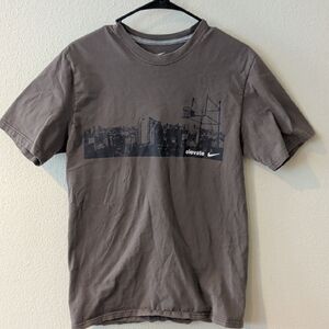 Nike Men's Dark Brown Graphic Tee